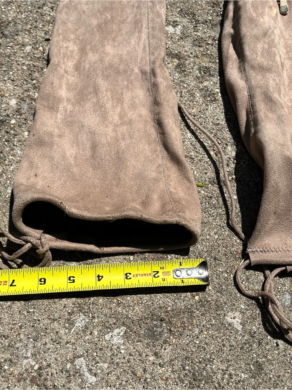 Cape Robbin Taupe Over-The-Knee Block Heel Boots